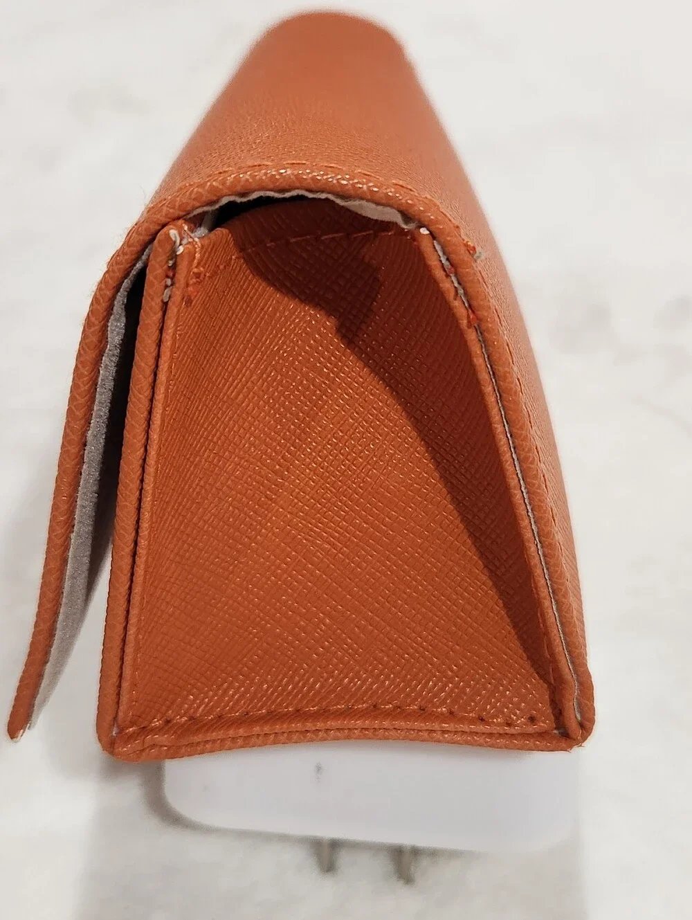 Tory Burch Orange Eye Glasses Case